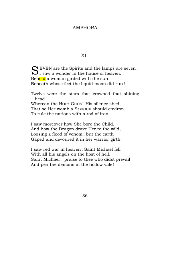 Original scan of Hail Mary, PDF page 43