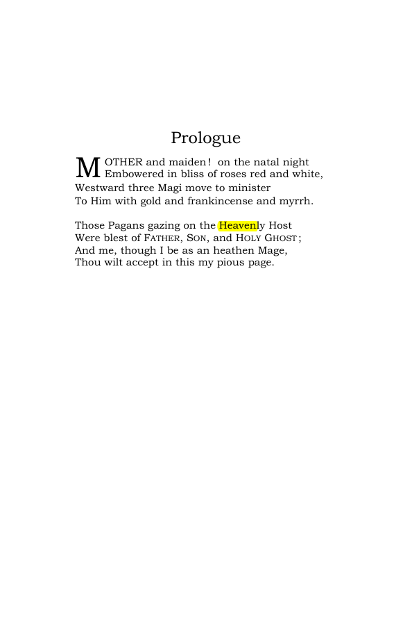 Original scan of Hail Mary, PDF page 6