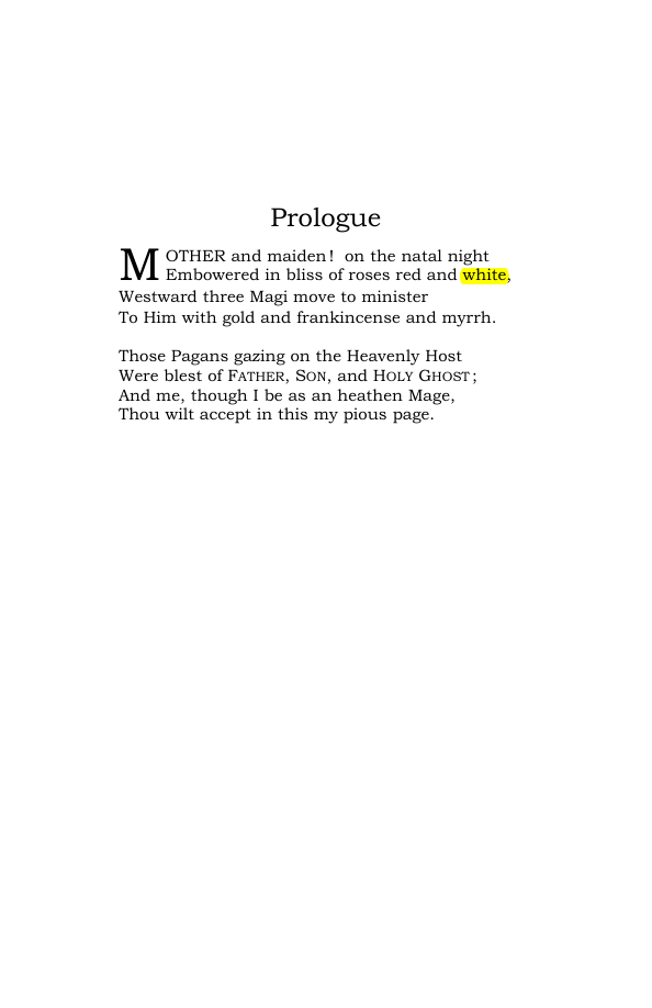 Original scan of Hail Mary, PDF page 6