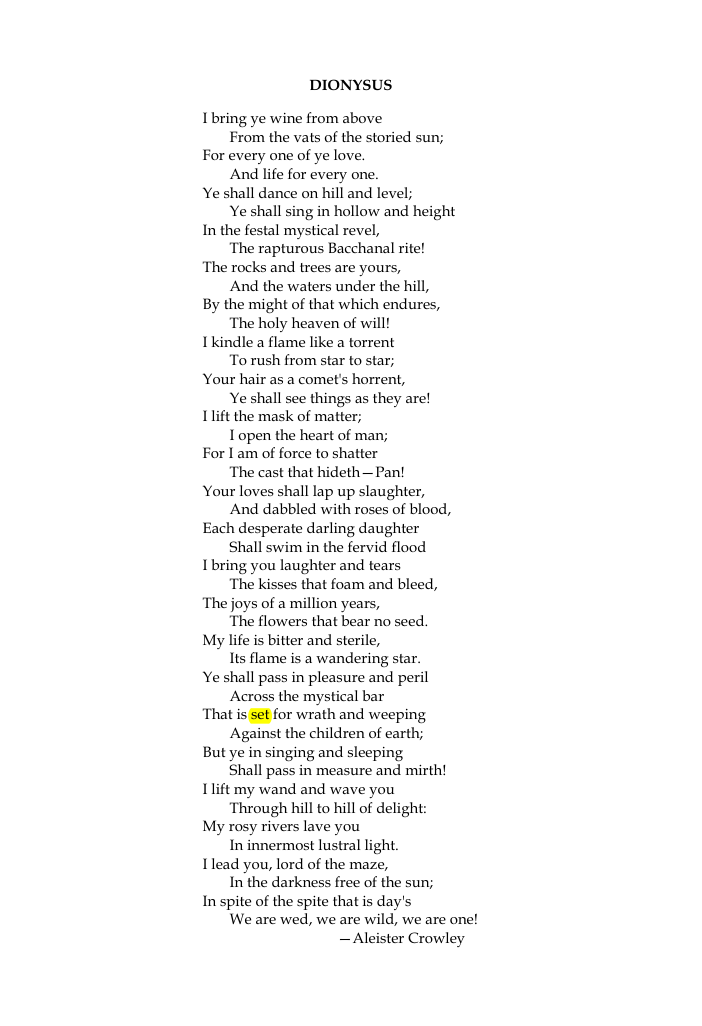 Original scan of The Oriflamme, Vol. I, No. I, PDF page 2