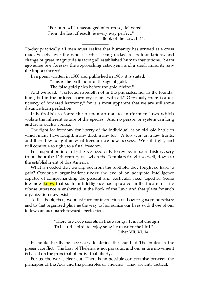 Original scan of The Oriflamme, Vol. I, No. I, PDF page 3