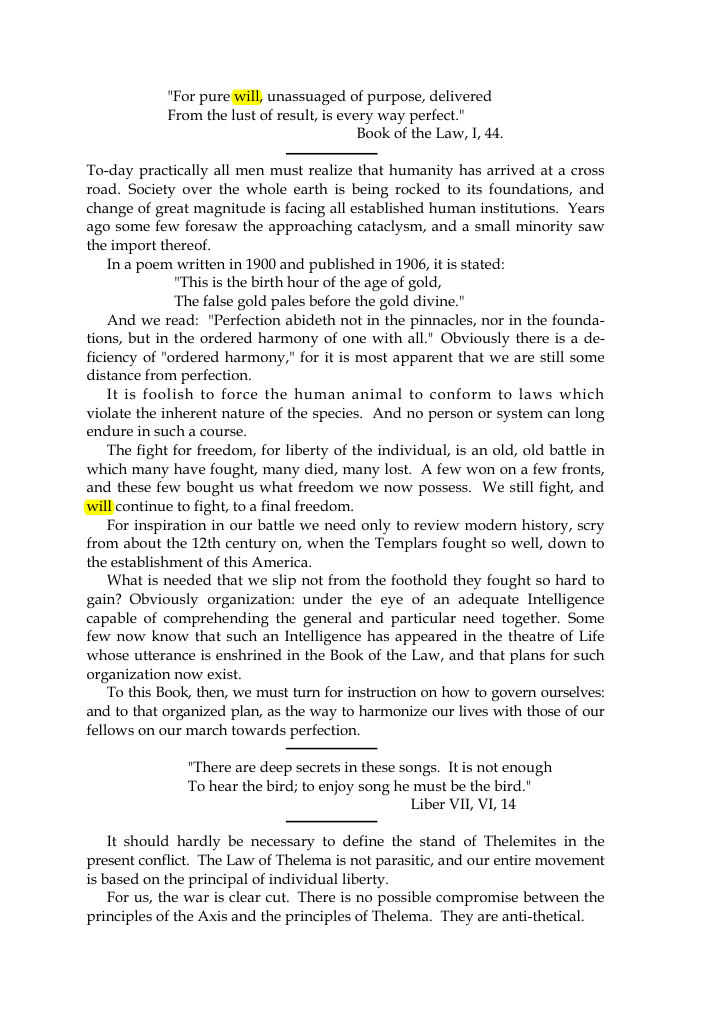 Original scan of The Oriflamme, Vol. I, No. I, PDF page 3