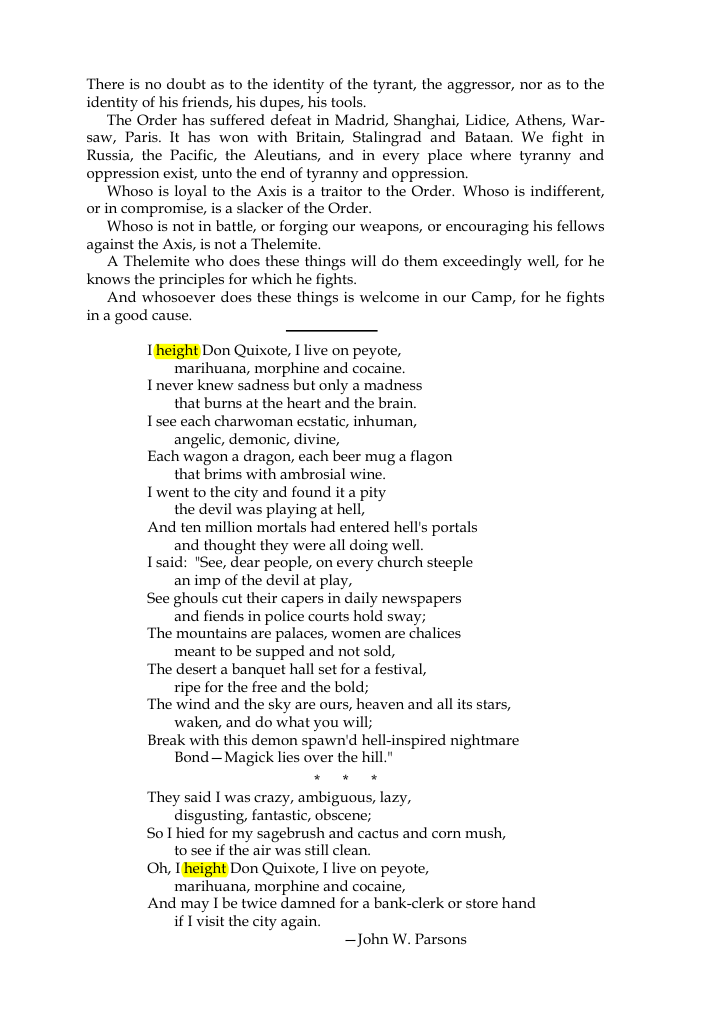 Original scan of The Oriflamme, Vol. I, No. I, PDF page 4