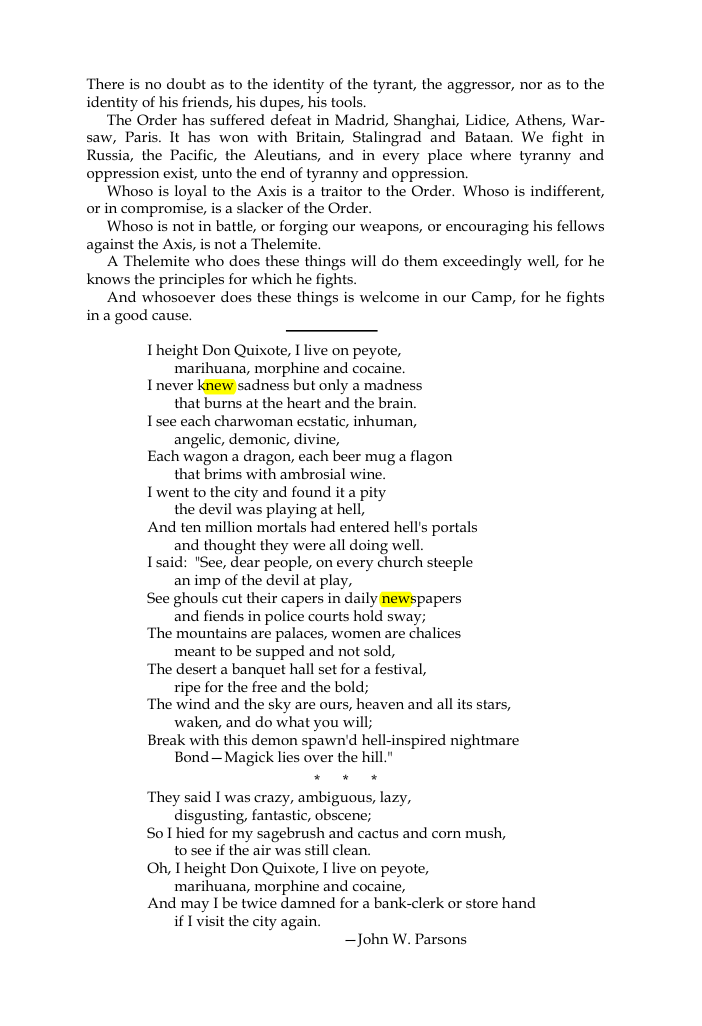 Original scan of The Oriflamme, Vol. I, No. I, PDF page 4