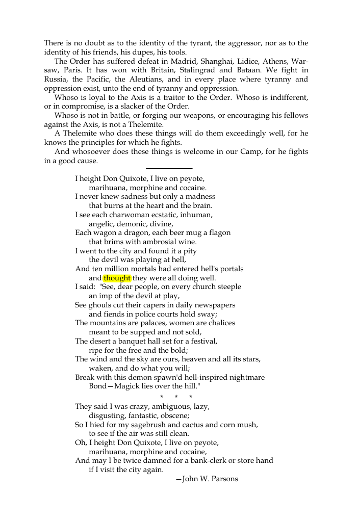 Original scan of The Oriflamme, Vol. I, No. I, PDF page 4