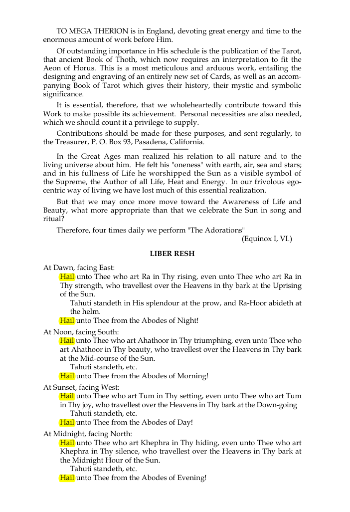 Original scan of The Oriflamme, Vol. I, No. I, PDF page 6