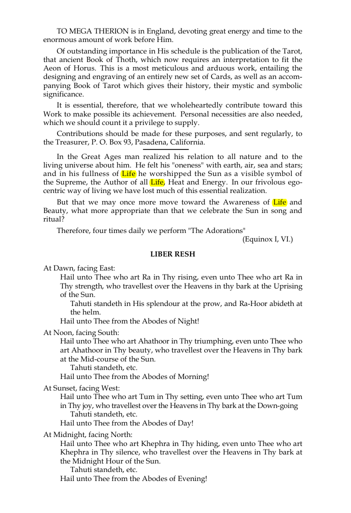 Original scan of The Oriflamme, Vol. I, No. I, PDF page 6