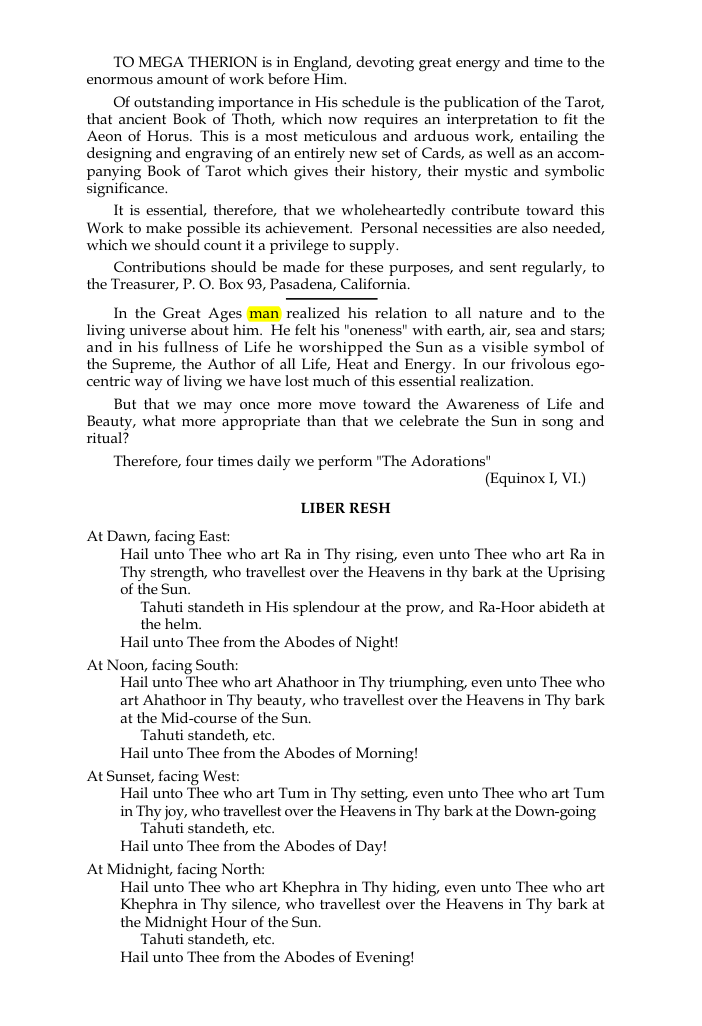 Original scan of The Oriflamme, Vol. I, No. I, PDF page 6