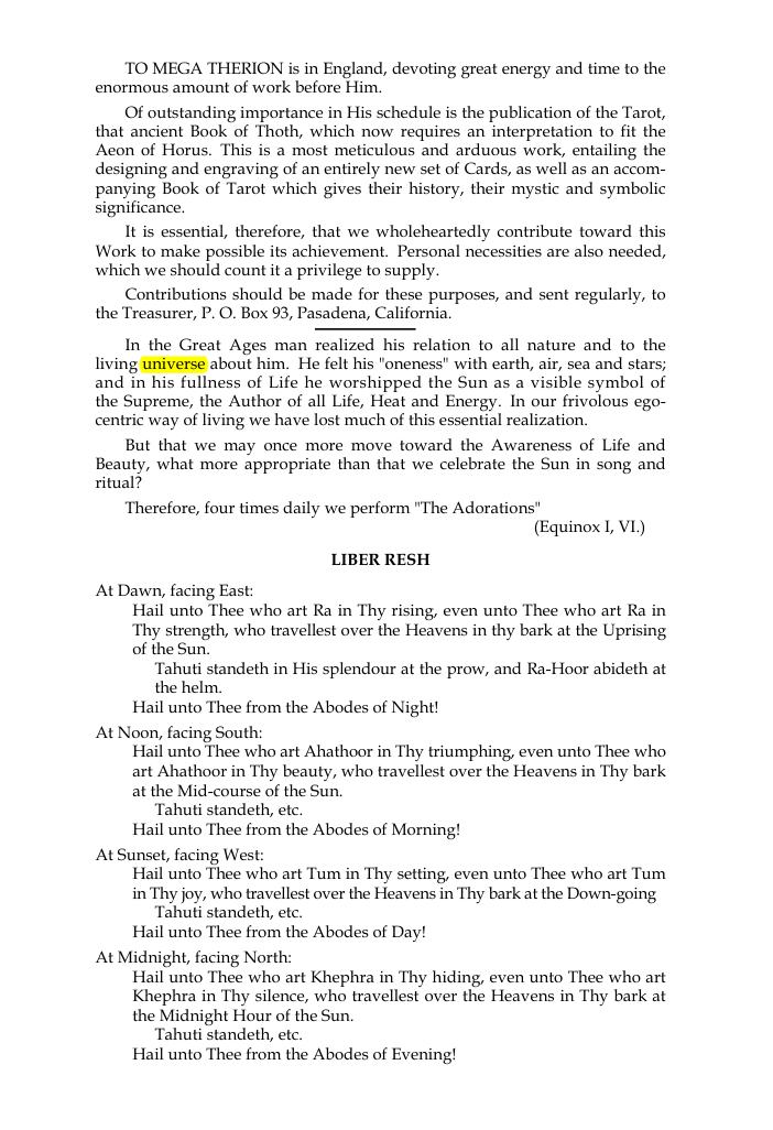 Original scan of The Oriflamme, Vol. I, No. I, PDF page 6