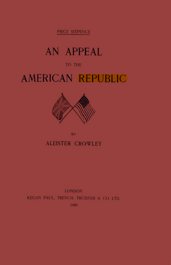 Original scan of An Appeal to the American Republic, PDF page 1