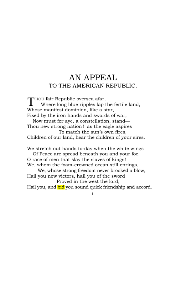 Original scan of An Appeal to the American Republic, PDF page 3