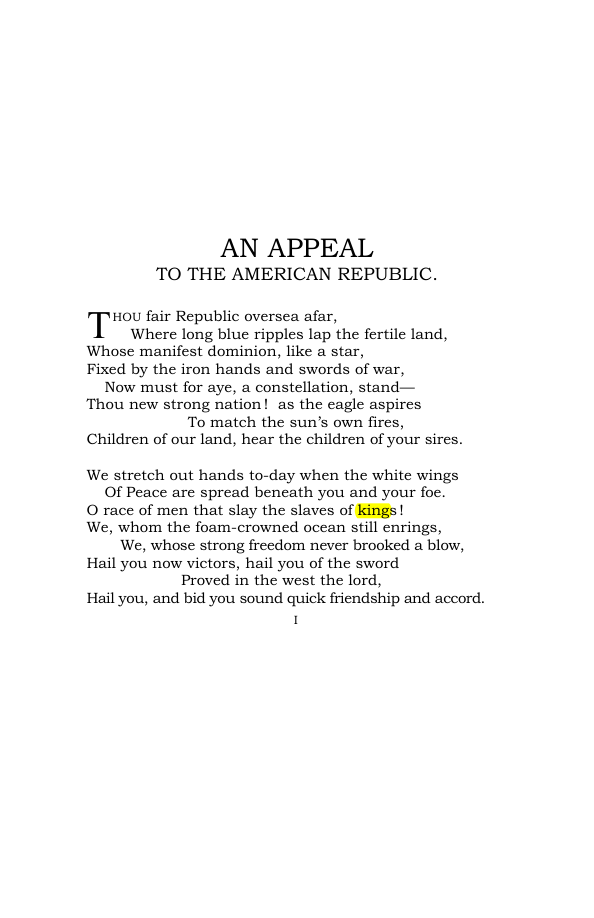 Original scan of An Appeal to the American Republic, PDF page 3