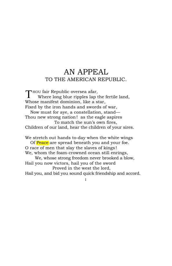 Original scan of An Appeal to the American Republic, PDF page 3