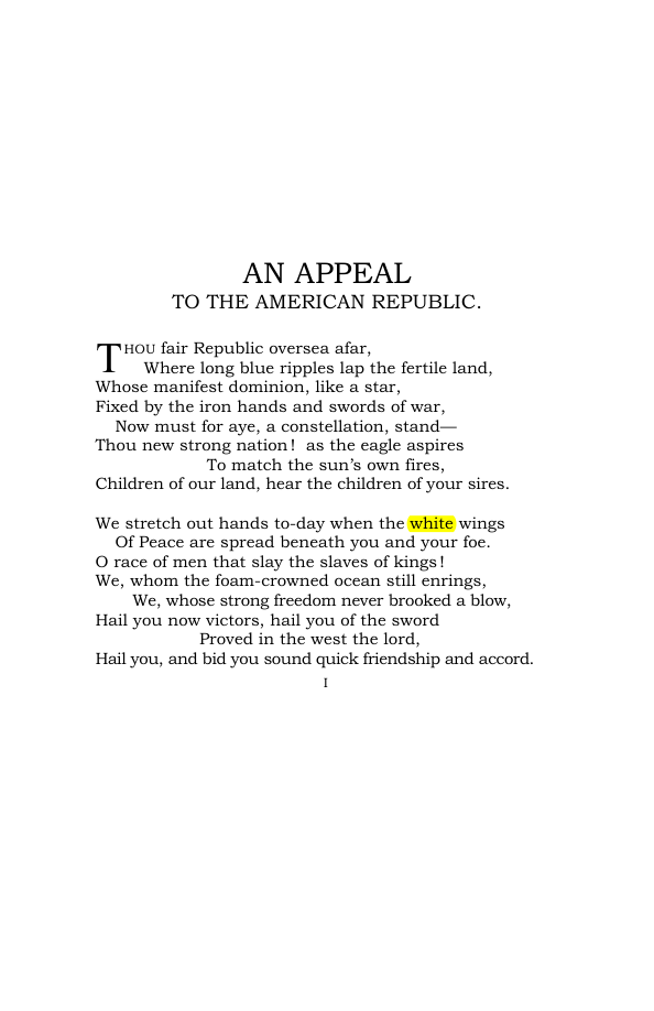 Original scan of An Appeal to the American Republic, PDF page 3