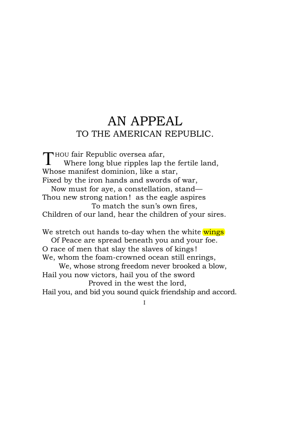 Original scan of An Appeal to the American Republic, PDF page 3