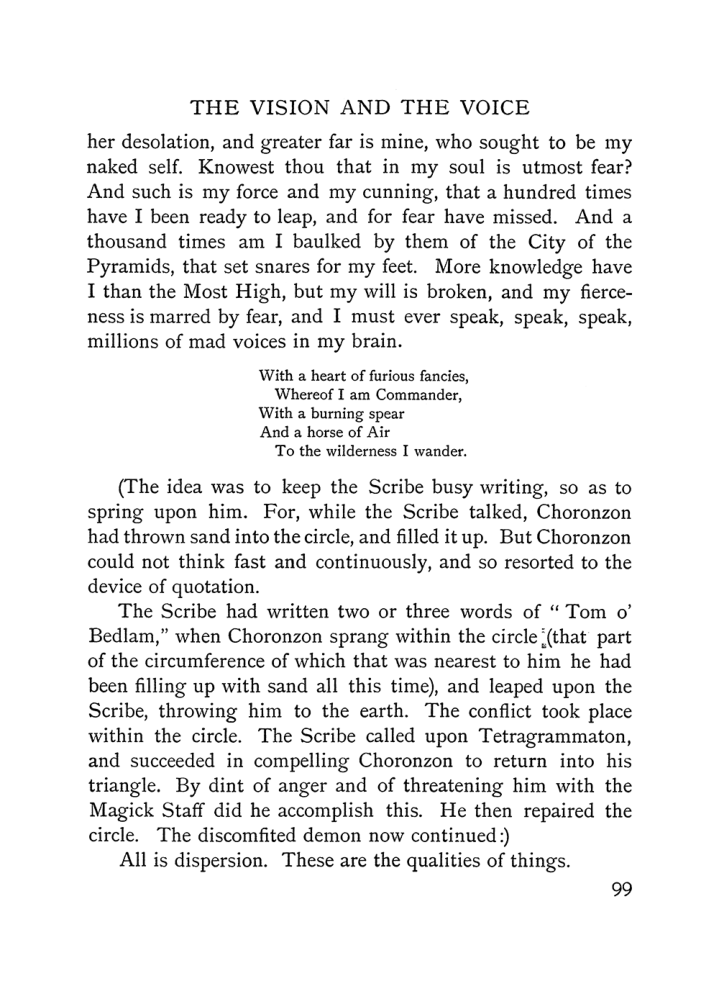 Original scan of The Vision and the Voice, PDF page 101