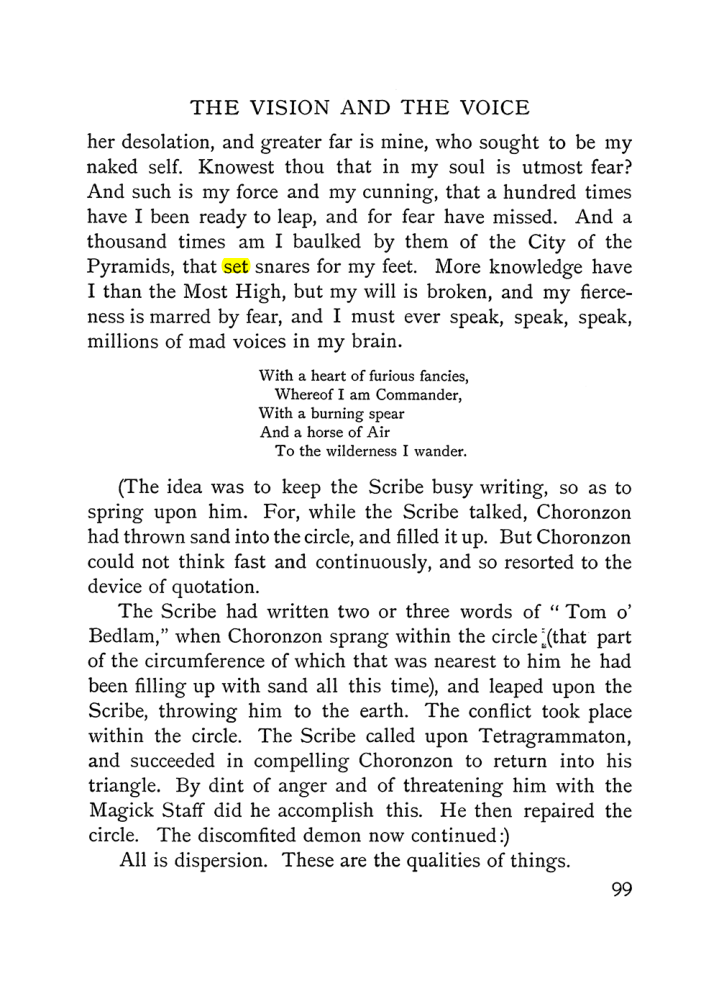 Original scan of The Vision and the Voice, PDF page 101