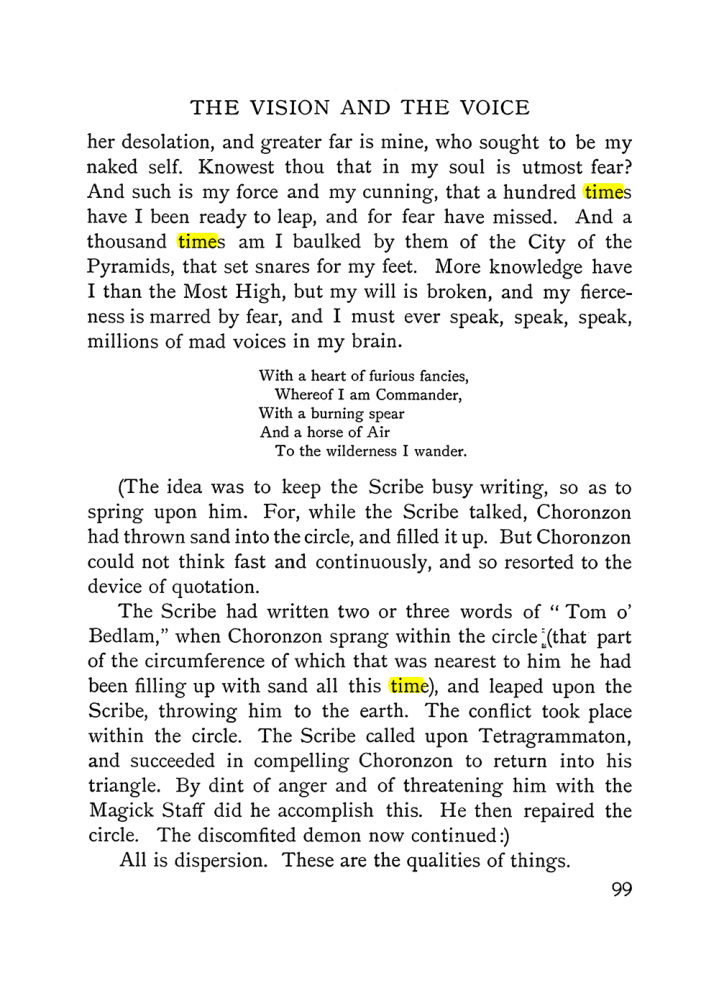 Original scan of The Vision and the Voice, PDF page 101