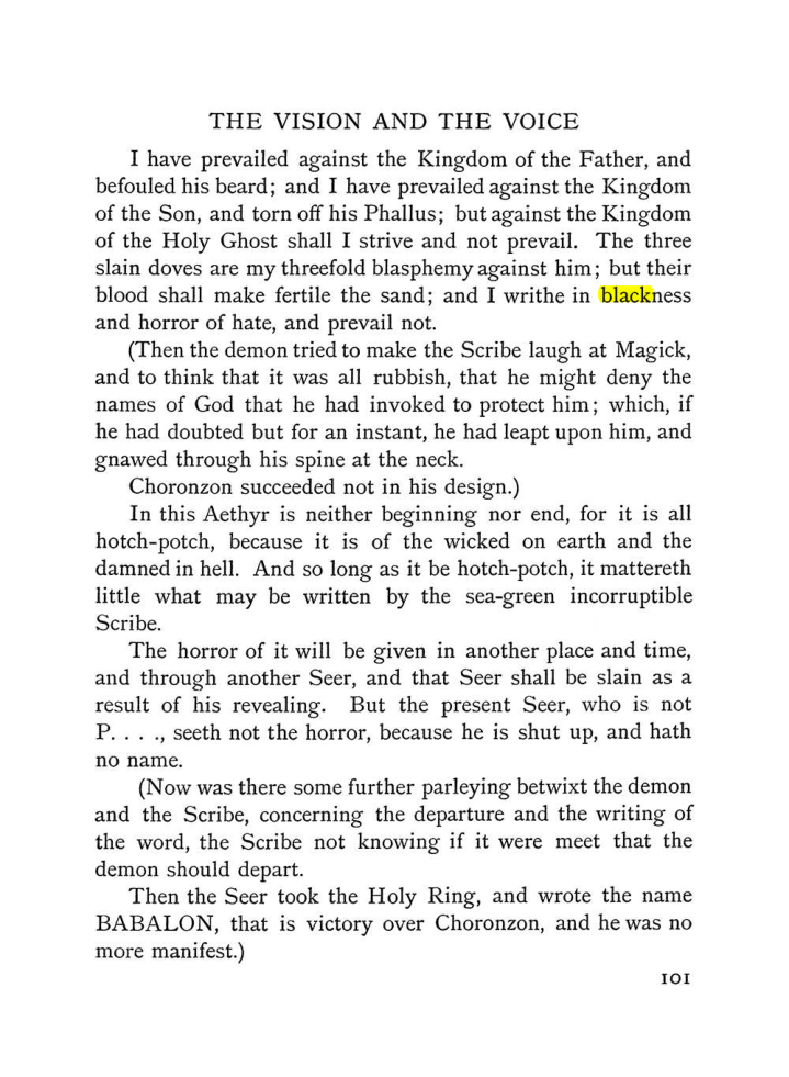 Original scan of The Vision and the Voice, PDF page 103