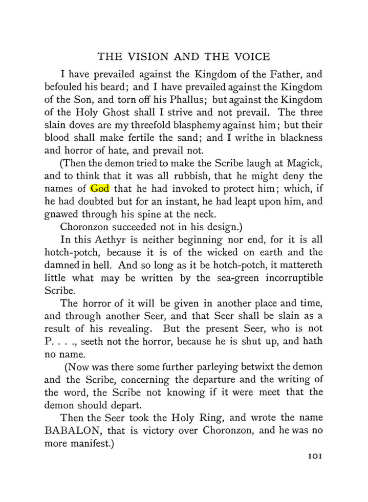 Original scan of The Vision and the Voice, PDF page 103
