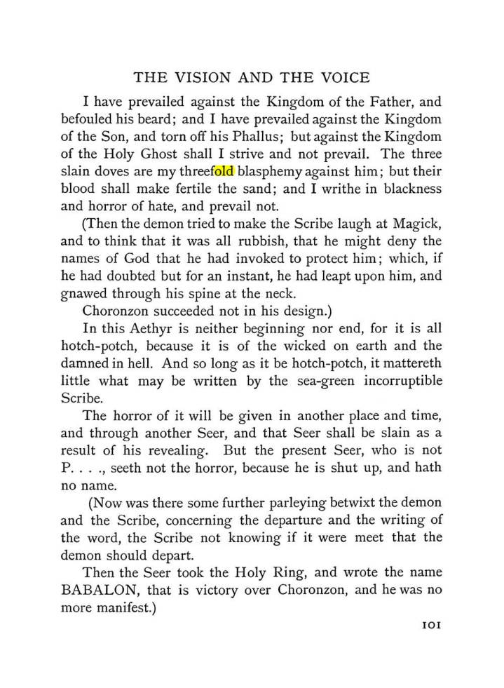 Original scan of The Vision and the Voice, PDF page 103