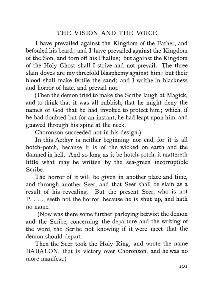 Original scan of The Vision and the Voice, PDF page 103