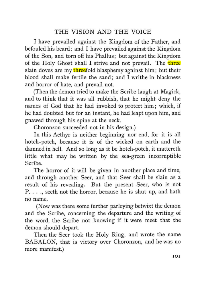Original scan of The Vision and the Voice, PDF page 103