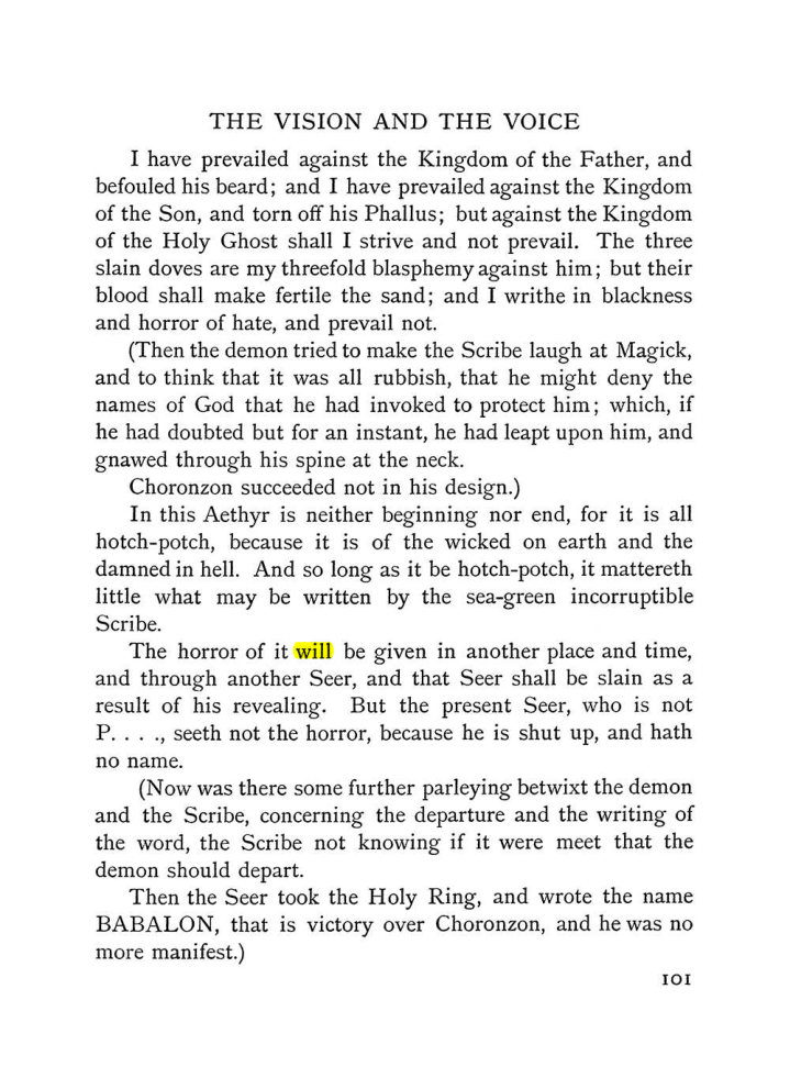 Original scan of The Vision and the Voice, PDF page 103