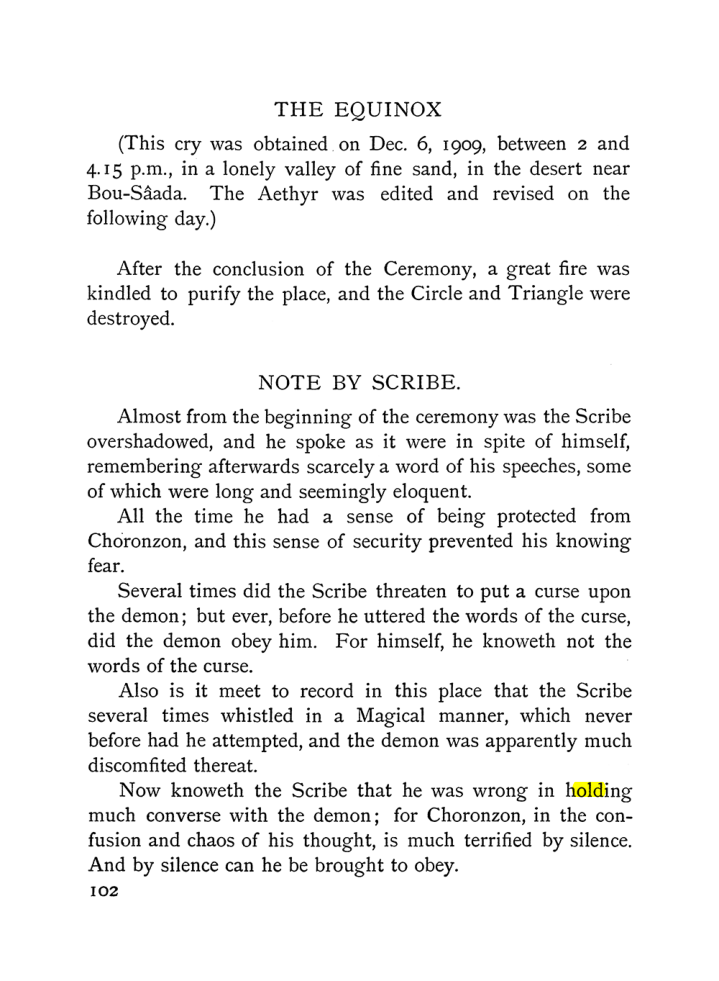 Original scan of The Vision and the Voice, PDF page 104