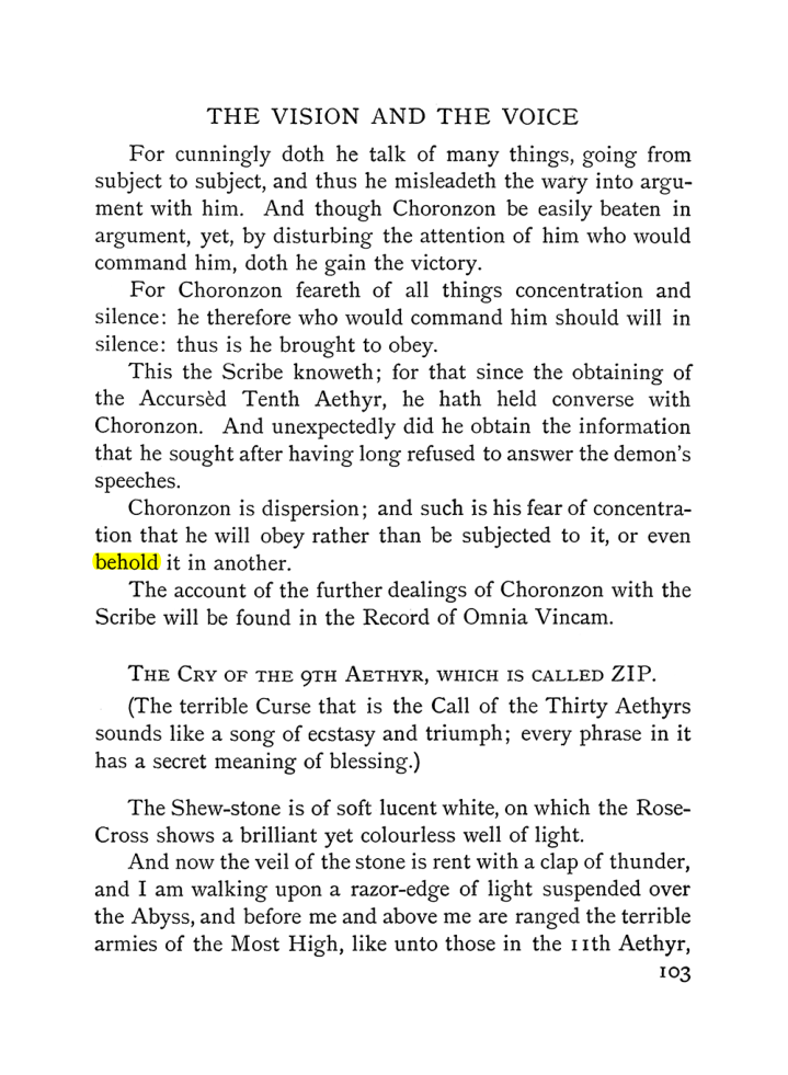 Original scan of The Vision and the Voice, PDF page 105