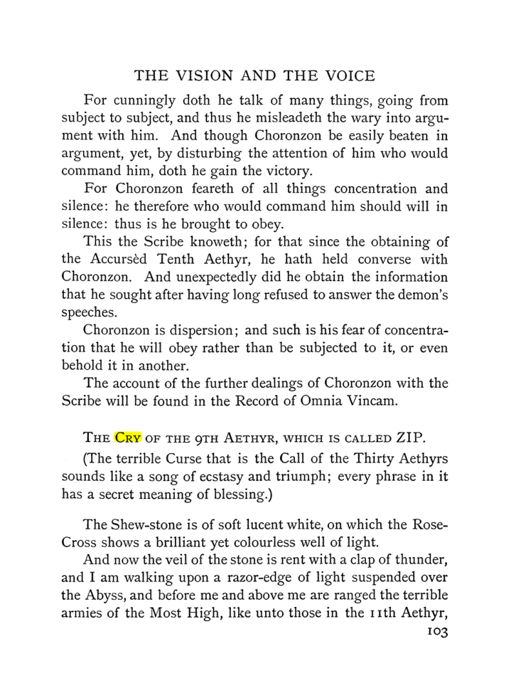Original scan of The Vision and the Voice, PDF page 105