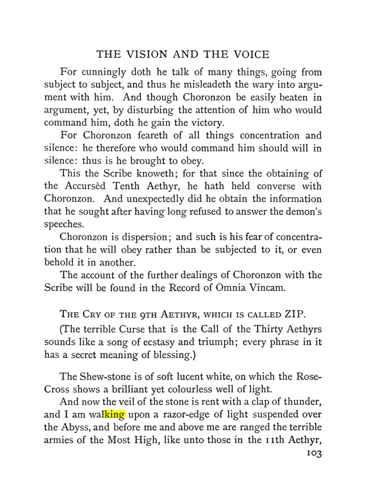 Original scan of The Vision and the Voice, PDF page 105