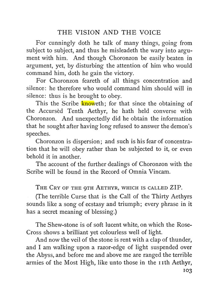 Original scan of The Vision and the Voice, PDF page 105