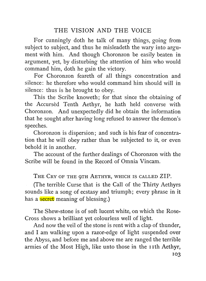 Original scan of The Vision and the Voice, PDF page 105