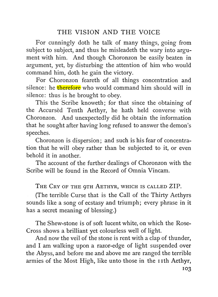 Original scan of The Vision and the Voice, PDF page 105