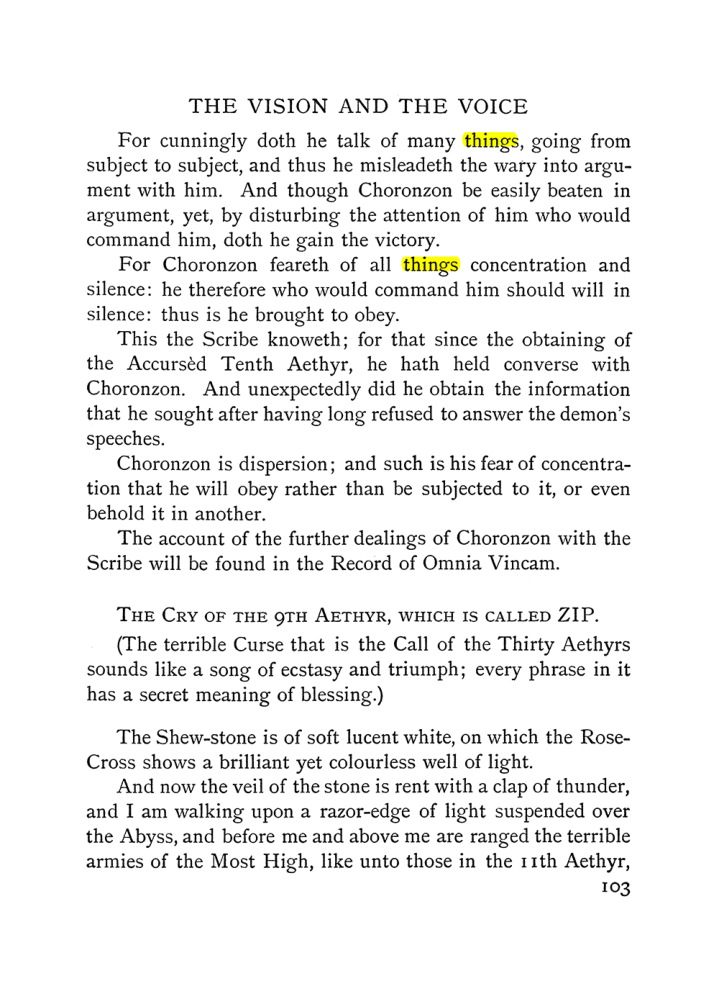 Original scan of The Vision and the Voice, PDF page 105