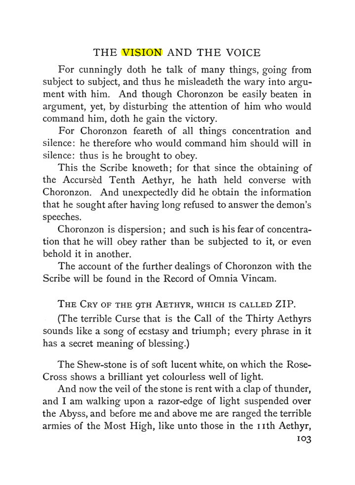 Original scan of The Vision and the Voice, PDF page 105