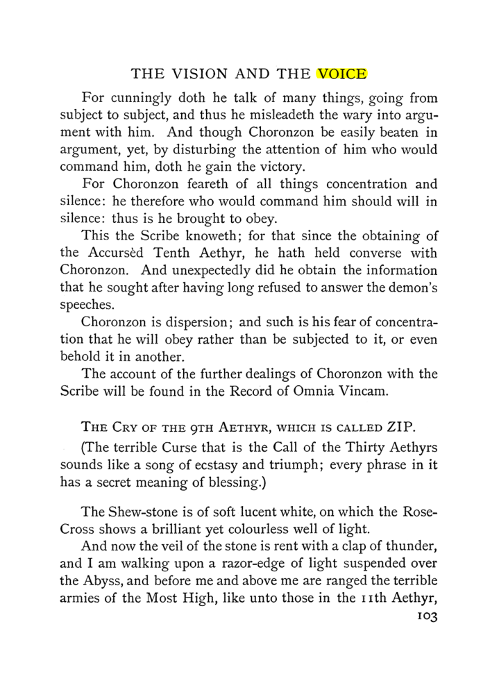 Original scan of The Vision and the Voice, PDF page 105