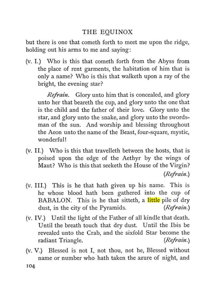 Original scan of The Vision and the Voice, PDF page 106