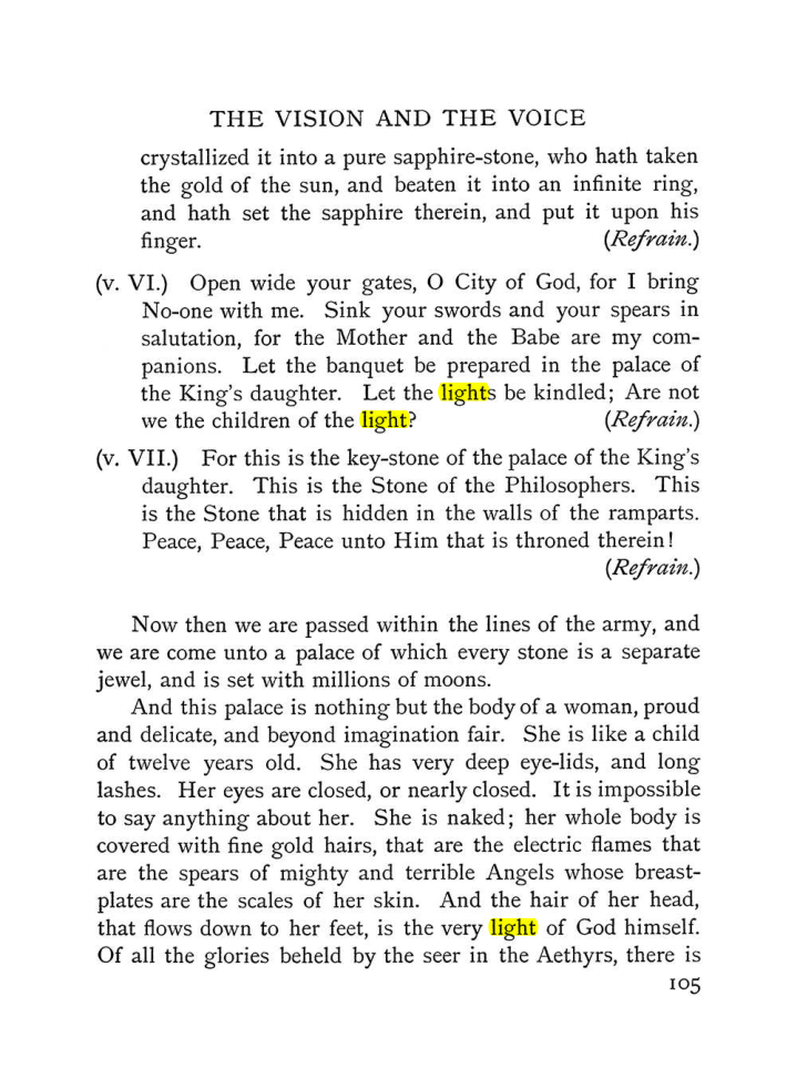 Original scan of The Vision and the Voice, PDF page 107