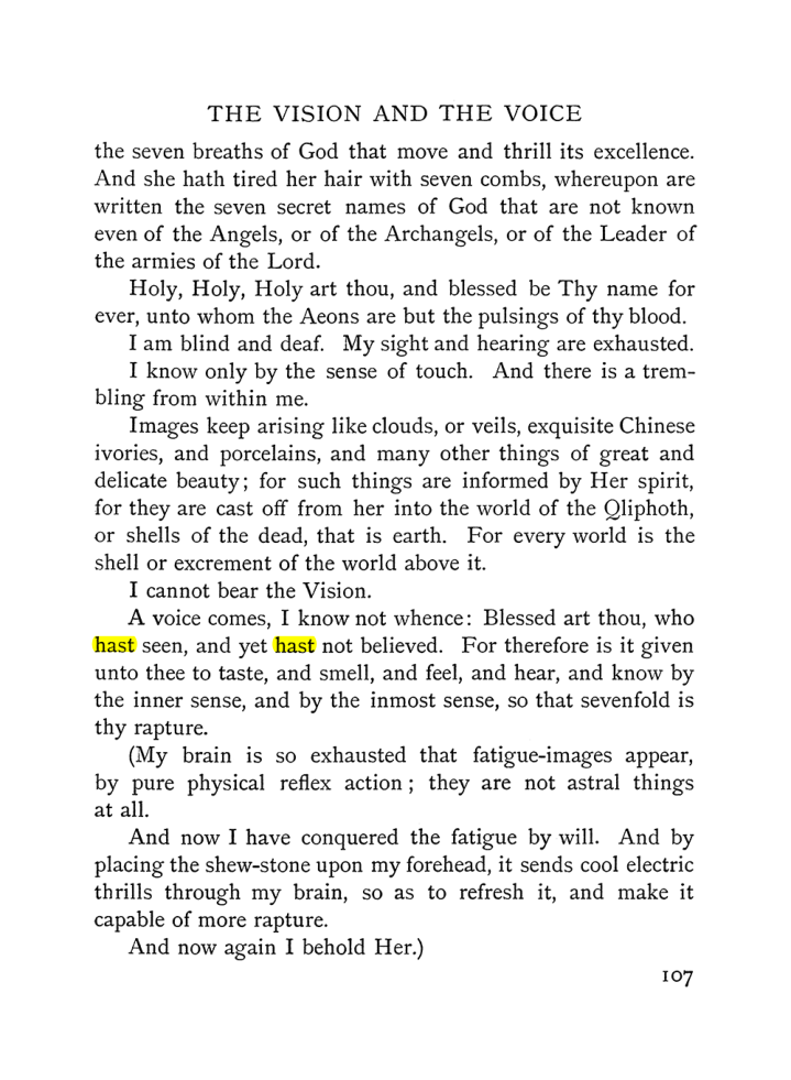 Original scan of The Vision and the Voice, PDF page 109