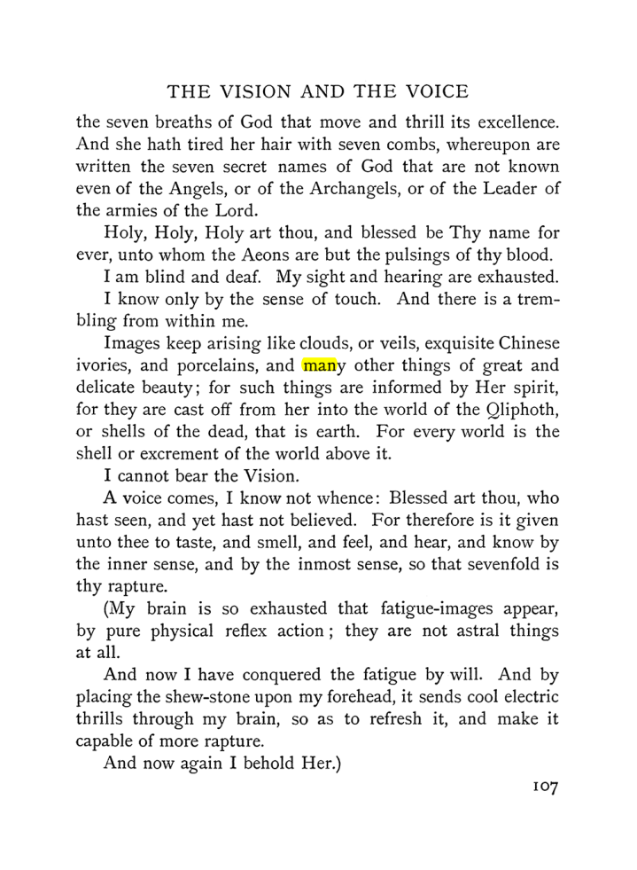 Original scan of The Vision and the Voice, PDF page 109