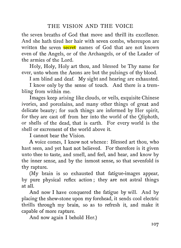 Original scan of The Vision and the Voice, PDF page 109