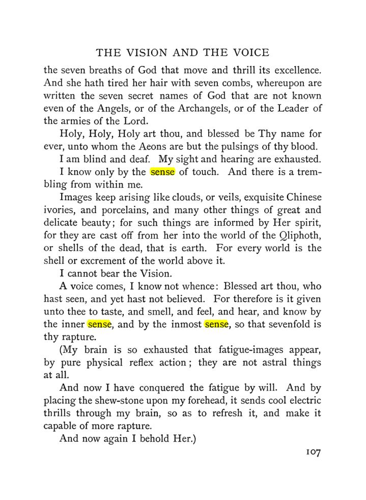 Original scan of The Vision and the Voice, PDF page 109