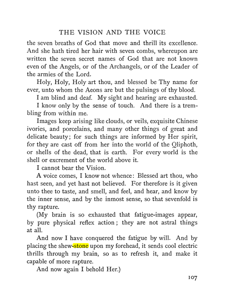 Original scan of The Vision and the Voice, PDF page 109