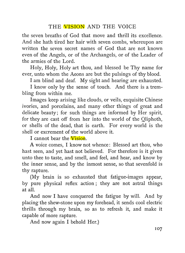 Original scan of The Vision and the Voice, PDF page 109