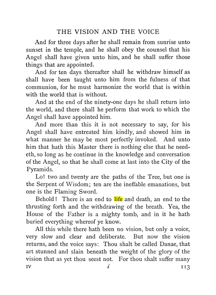 Original scan of The Vision and the Voice, PDF page 115