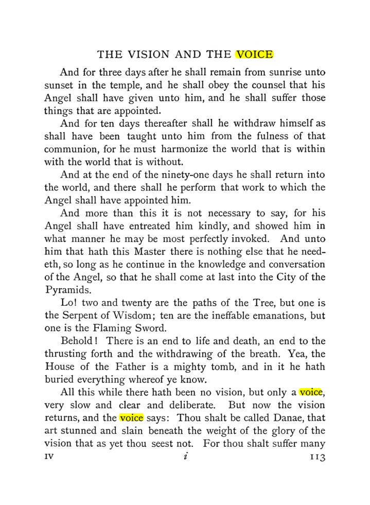 Original scan of The Vision and the Voice, PDF page 115