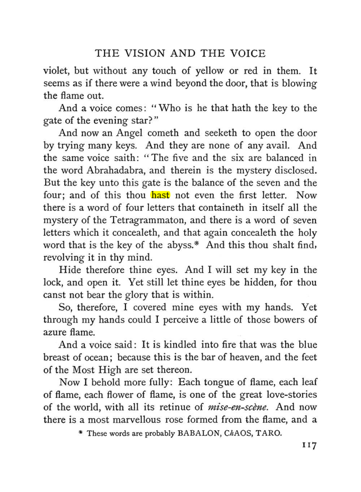 Original scan of The Vision and the Voice, PDF page 119