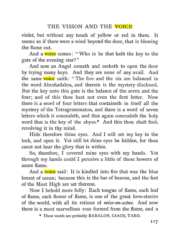 Original scan of The Vision and the Voice, PDF page 119